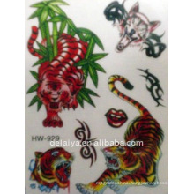 tiger temporary tattoo sticker